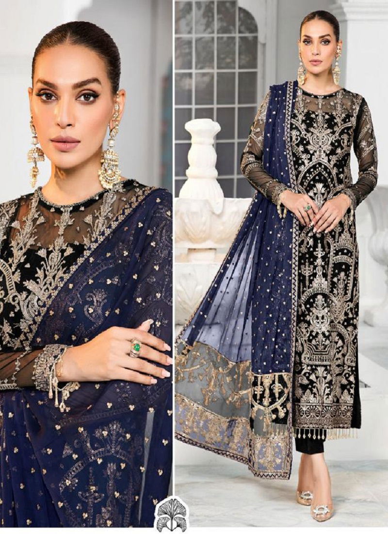 Aaeesha Vol 3 By Zaha Pakistani Suits Catalog
